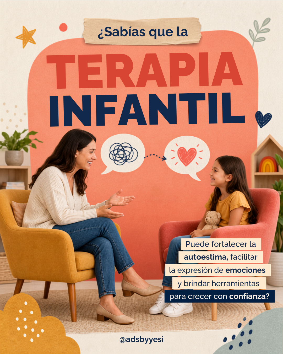 Pieza de feed de psicología infantil: beneficios de la terapia infantil